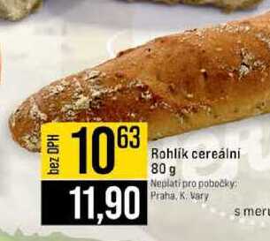 Rohlik cereální 80 g
