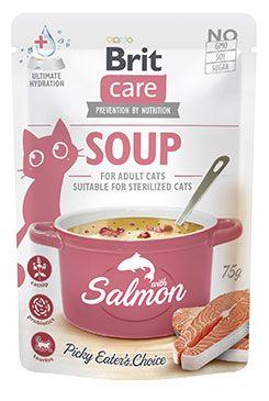 Brit Care Cat Soup With Salmon 75g