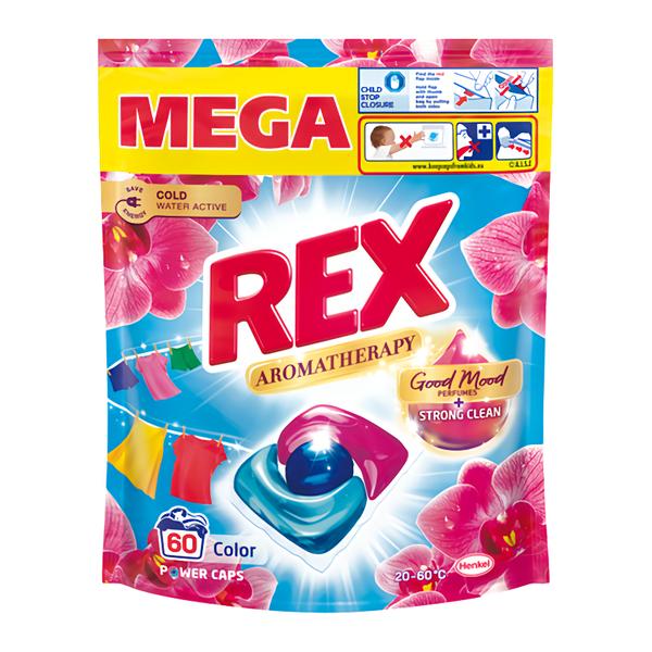 Rex Prací kapsle Aromatherapy Orchid Color, 720 g