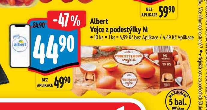  Albert Vejce z podestýlky M 10 ks