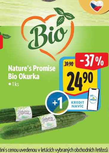 Bio Nature's Promise Bio Okurka  1ks 