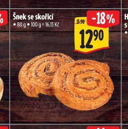 Šnek se skořicí  80 g