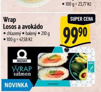 Wrap Losos a avokádo  210 g