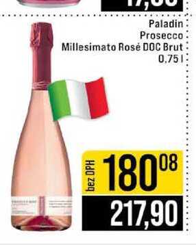 Paladin Prosecco Millesimato Rose DOC Brut 0,75l
