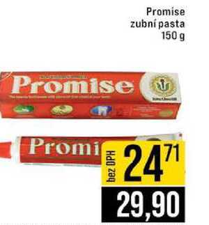 Promise zubní pasta 150 g