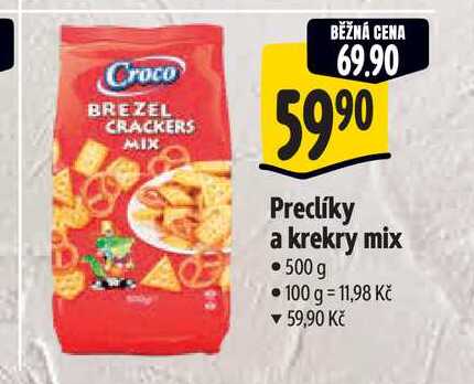  Predlíky a krekry mix 500 g  