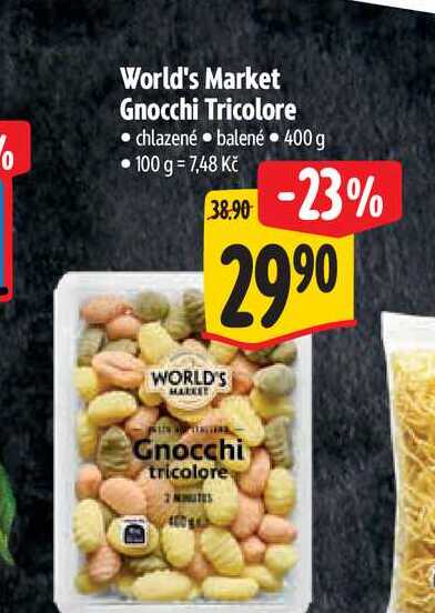 World's Market Gnocchi Tricolore  400 g