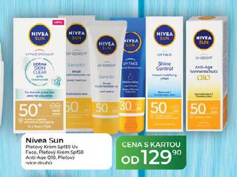 Nivea Sun Pleťový Krém Spf 30