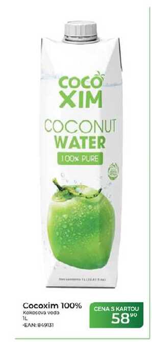 Cocoxim 100% kokosový voda