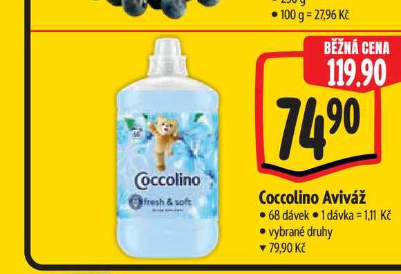  Coccolino Aviváž 68 dávek  