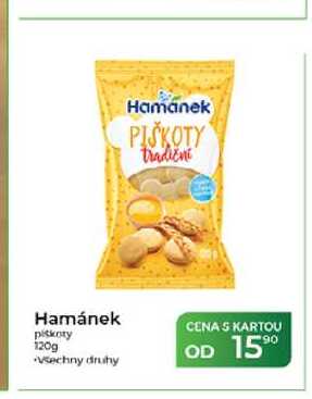 Hamánek piškoty 120g