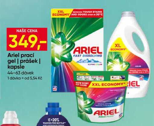 Ariel prací prášek 63 dávek