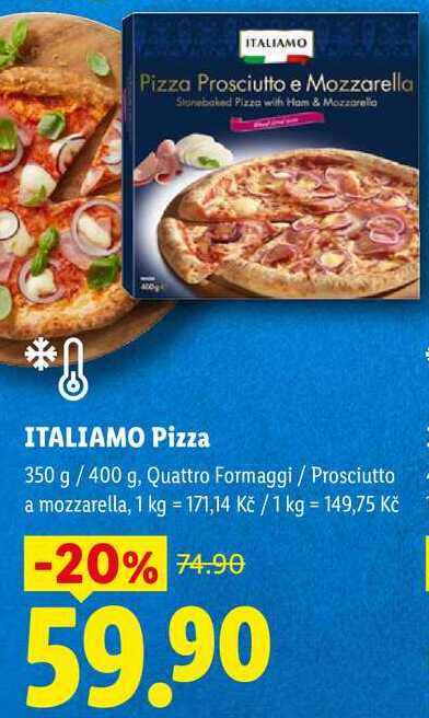 ITALIAMO Pizza, 350 g/400 g