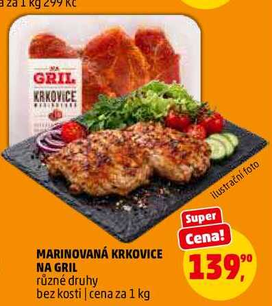 MARINOVANÁ KRKOVICE NA GRIL, 1 kg