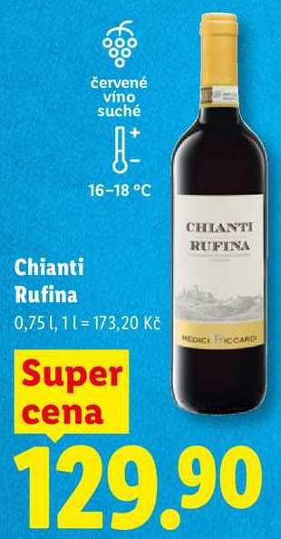 Chianti Rufina, 0,75 l