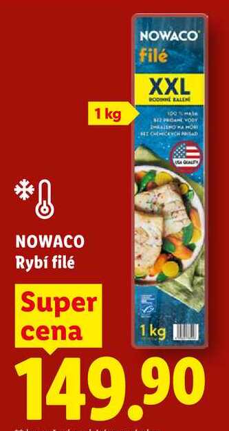 NOWACO Rybí filé, 1 kg