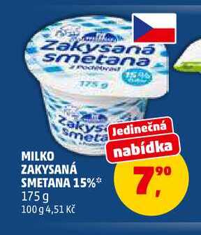 MILKO ZAKYSANÁ SMETANA, 175 g