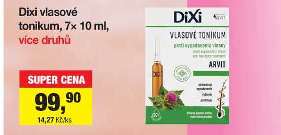 Dixi vlasové tonikum, 7x 10 ml