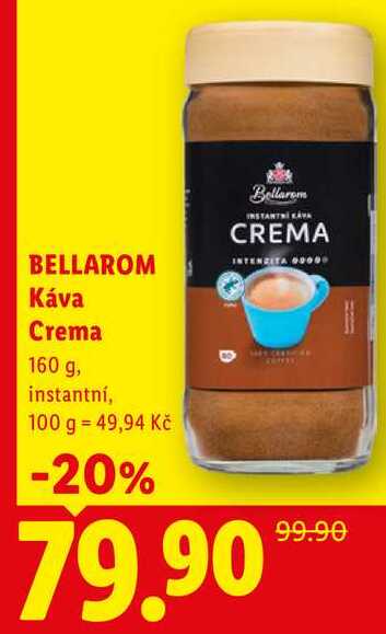 BELLAROM Káva Crema, 160 g