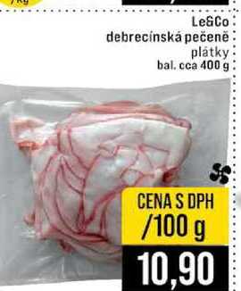Le&Co debrecínská pečeně plátky bal cca 400 g