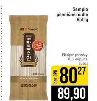 Semplo Sempio pšeničné nudle 650 g