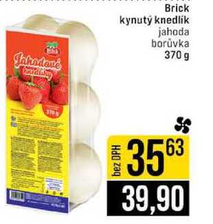 Brick kynutý knedlik jahoda borůvka 370 g