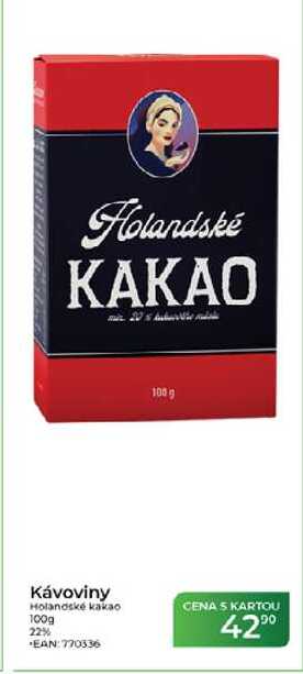 Kávoviny Holandské kakao 100g