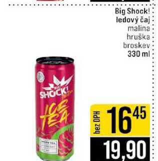 Big Shock! ledový čaj malina hruška broskev 330 ml
