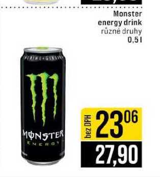 Monster energy drink různé druhy 0,5l