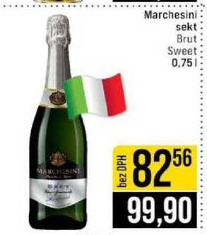 Marchesini sekt Brut Sweet 0.75l