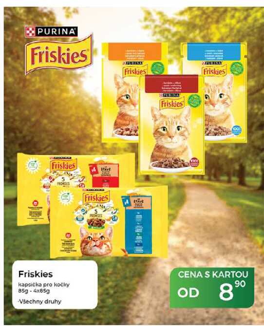 Friskies kapsička pro kočky 85g-4x85g