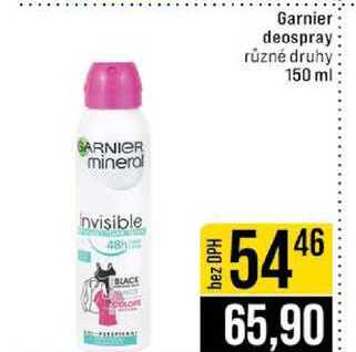 Garnier deospray různé druhy 150 ml 