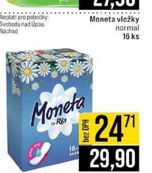 Moneta vložky normal 16 ks 
