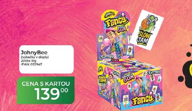 JohnyBee žvýkačky 200ks