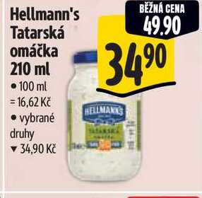 Hellmann's Tatarská omáčka, 210 ml