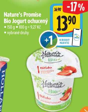 Nature's Promise Bio Jogurt ochucený, 150 g 