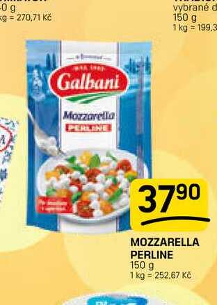 MOZZARELLA PERLINE 150 g