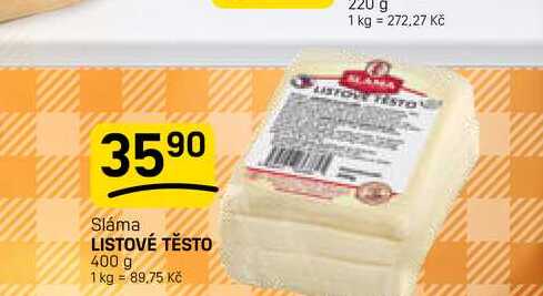 LISTOVÉ TĚSTO 400 g