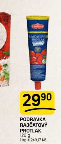 PODRAVKA RAJČATOVÝ PROTLAK 120 g