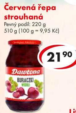 Červená řepa strouhaná, 510 g 