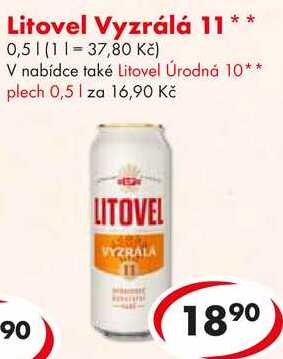Litovel Vyzrálá 11, 0,5 l 