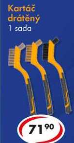 Kartáč drátěný, 1 sada  