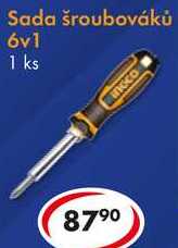 Sada šroubováků 6v1, 1 ks   