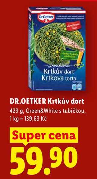 DR.OETKER Krtkův dort, 429 g