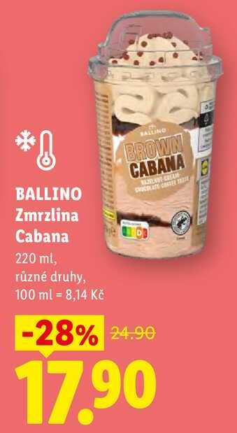 BALLINO Zmrzlina Cabana, 220 ml