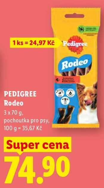 PEDIGREE Rodeo, 3x 70 g
