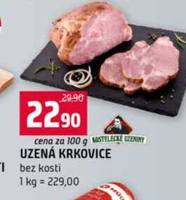 UZENÁ KRKOVICE bez kosti 100g