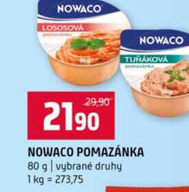 NOWACO POMAZÁNKA 80 g vybrané druhy