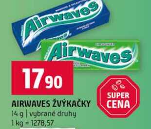 AIRWAVES ŽVÝKAČKY 14 g vybrané druhy