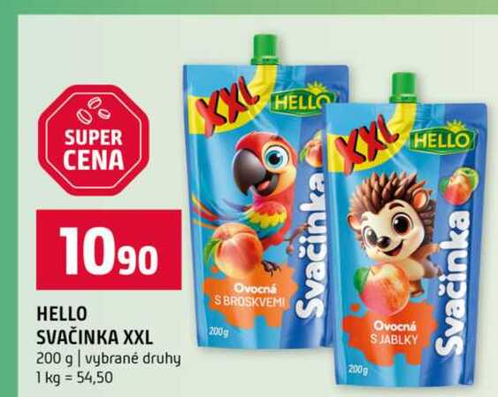HELLO SVAČINKA XXL 200 g vybrané druhy 